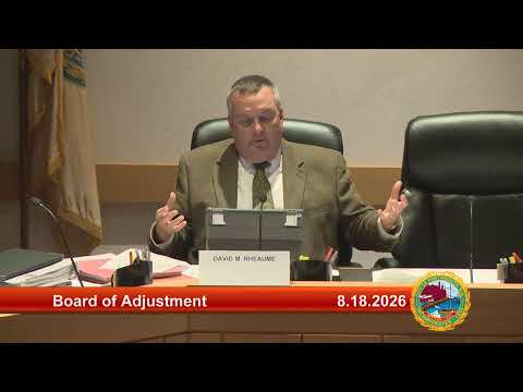 8.18.2026 Board of Adjustment