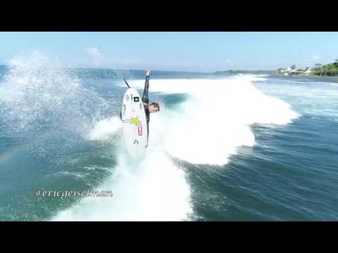 空撮サーフィン Marlon&Eric&Jason バリ島クラマス