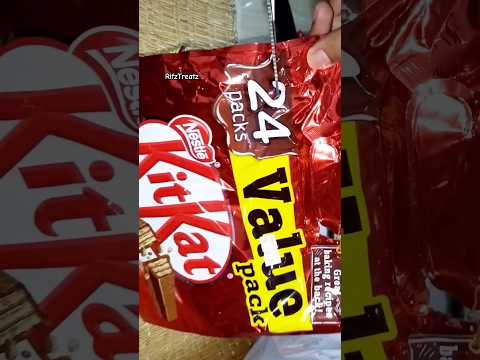 🍫Unboxing KitKat Chocolate value pack #chocolate #kitkat #nestle #shorts