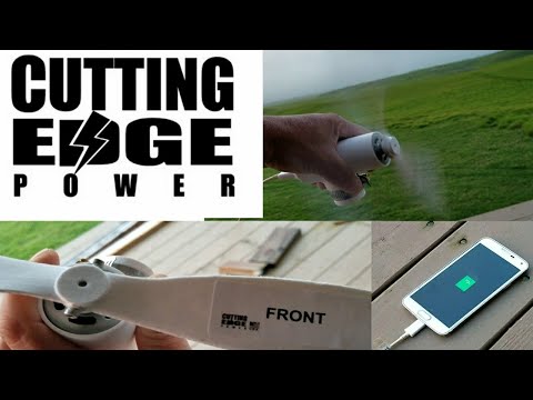image-How does a wind turbine charge a battery?