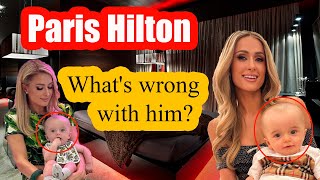 Paris Hilton Slams Users Who Criticised Her Son's Big Head