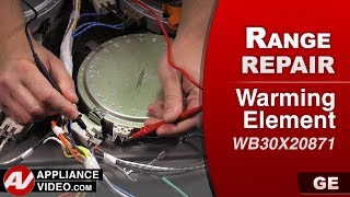 GE Stove - Element Not Heating - Warming Element Repair and Diagnostic