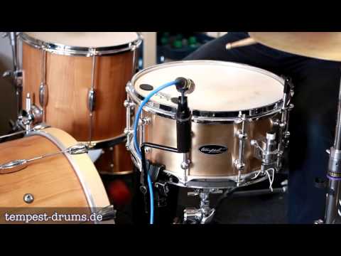 Tempest Drums 14x6,5 Bell Bronze Snare Sound Demo
