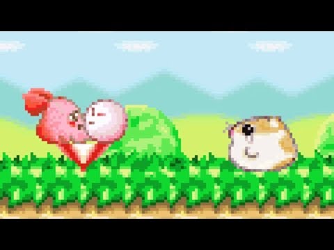 Kirby's Dream Land 3 - Level 1: Grass Land - No Damage 100% Walkthrough