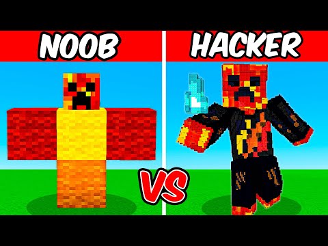 NOOB vs HACKER: PrestonPlayz Build Challenge (Minecraft)