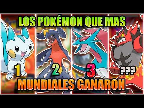 Los POKEMON que MAS MUNDIALES han GANADO