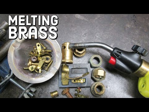 CAN YOU MELT BRASS IN A POOR MAN'S CRUCIBLE ???