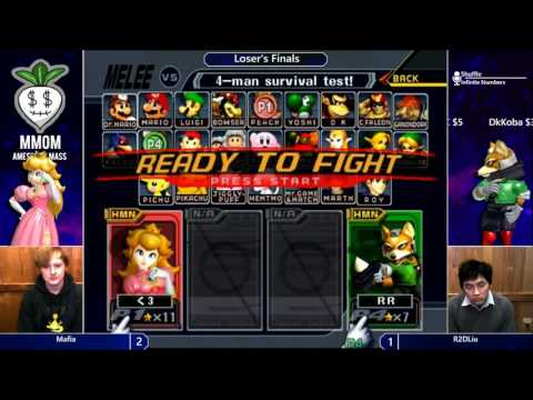 Mafia (Peach) vs. R2DLiu (Fox) - MMOM Bi-Monthly #4 Pro Bracket LF