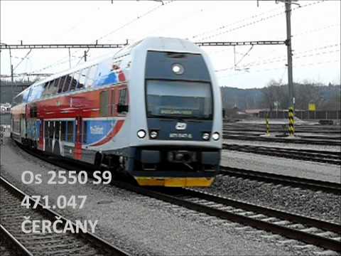 ČD | Linka S9 | 471.007 a 471.047 CityElefant | Příjezd a odjezd | Čerčany