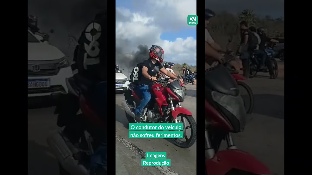 Imagem da notícia Carro pega fogo no 4º Anel Viário, em Fortaleza; veja vídeo