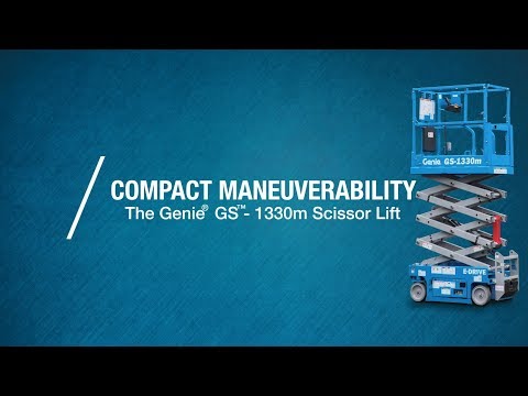 Product Demo: Genie GS™-1330m Scissor Lift - ANSI