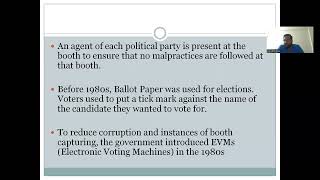 Grade 9 Political Science - Electoral Politics - Polling and Counting of Votes