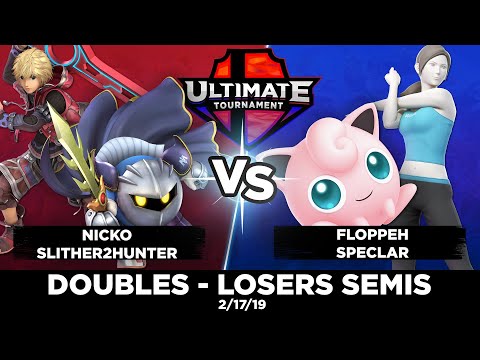 Slither2Hunter + Nicko vs. Floppeh + Speclar - Doubles - Losers Semis - Feb Smash Ultimate