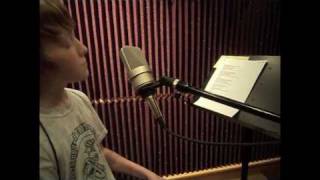 Skylar King Singing In Dad's Studio July 22, 2010