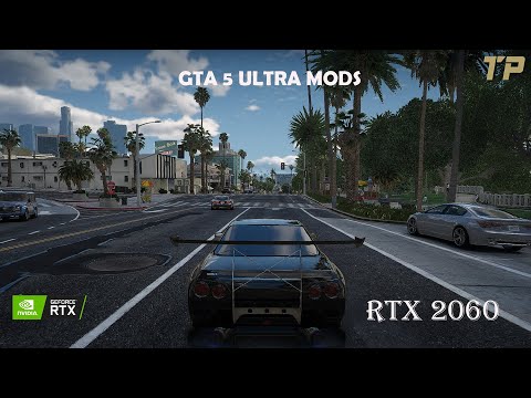 GTA 5 Mods - Insane Ultra Realistic Graphics Mod And Realistic Traffic With Ray Tracing On RTX2060