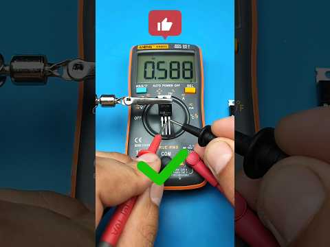 Test MOSFET Transistor #uzintech #shorts #mosfet #transistor