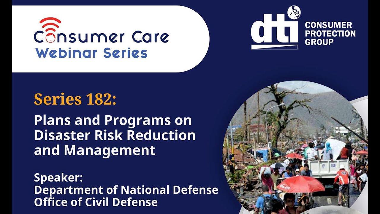 Plans and Programs on Disaster Risk Reduction and Management