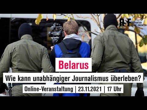 Paneldiskussion | Belarus: Wie kann unabhängiger Journalismus überleben? | Reporter ohne Grenzen