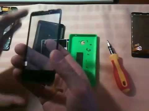 Nokia Lumia Icon 929 - 930 Glass Replacement Only - Glass Removal - YouTube