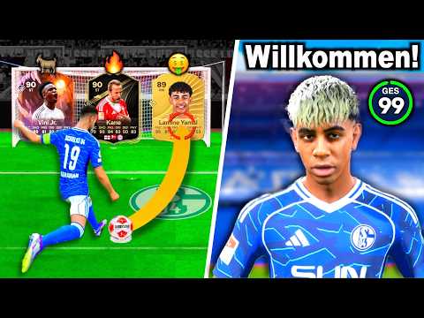 SCHALKE Karriere - aber ELFMETER bestimmen meine Transfers! ⚽️💰