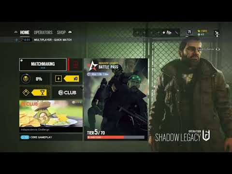 RainbowSixSeige shadow legacy ranked placements LIVE