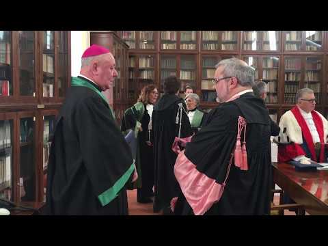 Università degli Studi di Roma “Tor Vergata”  Laurea HC  Monsignor Sergio Pagano