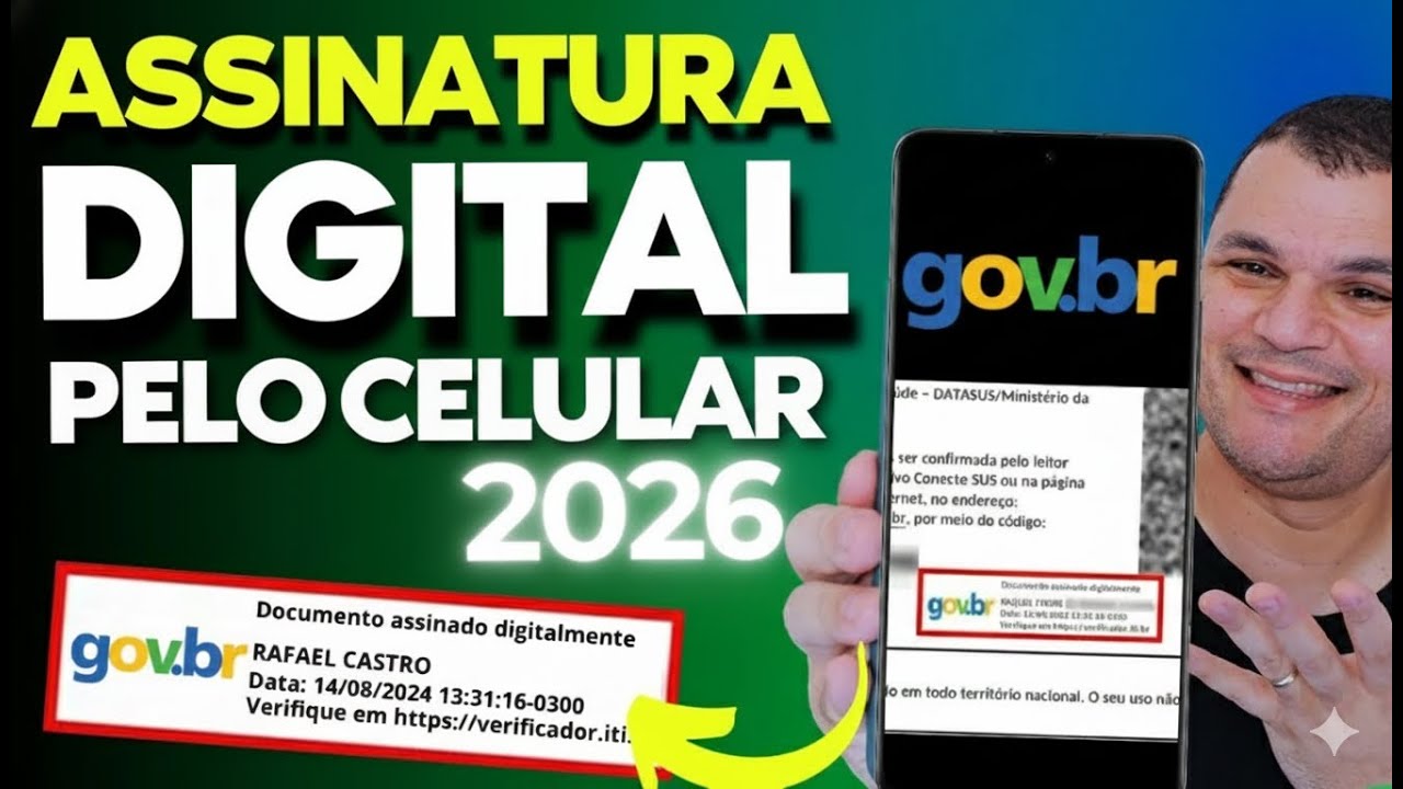 COMO ASSINAR DOCUMENTO DIGITAL PDF PELO GOV.BR NO CELULAR - GUIA COMPLETO