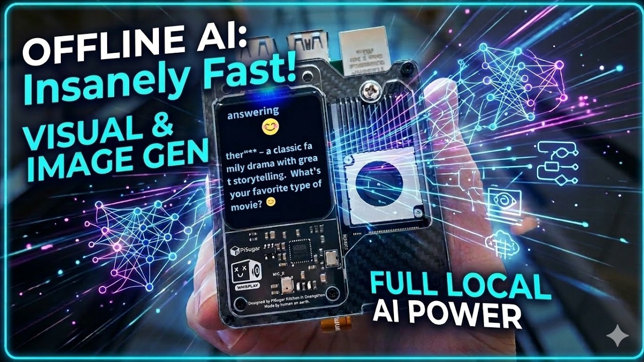 This Chatbot Can Now SEE and DRAW — Pi 5 + LLM8850 Offline AI