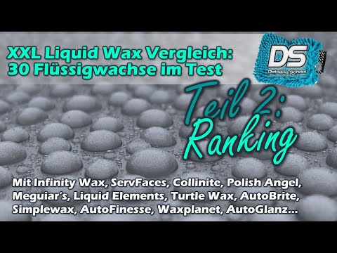 XXL Liquid Wax Vergleich: 30 Flüssigwachse im "Labor-Test" - Teil 2: Fazit mit Ranking