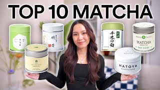 MY TOP 10 MATCHA POWDERS & BRANDS 🍵🏆 best matcha for 2026