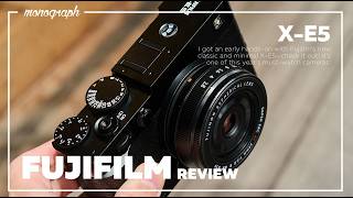【先行レビュー】ミニマルとクラシックの交差点。富士フイルム新作「X-E5」登場｜FUJIFILM X-E5
