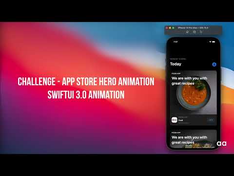 Challenge - App Store Hero Animation • SwiftUI