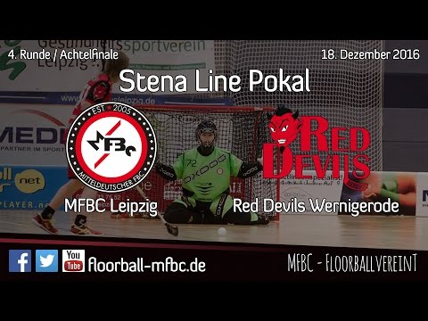 Highlights: MFBC Leipzig -  Red Devils Wernigerode / Stena Line Pokal / 4. Runde / 2016/2017