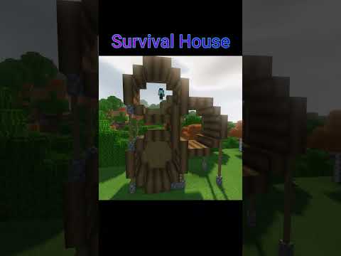 Mind-Blowing 🔥 Minecraft House 🏠 #shorts