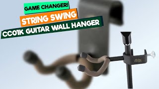 String Swing CC01K Review | BEST Guitar Wall Hanger? 🛠️ Installation & Safety Test
