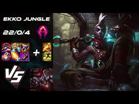 JUNGLE Ekko vs Shaco - NA Grandmaster Patch 25.S2.6