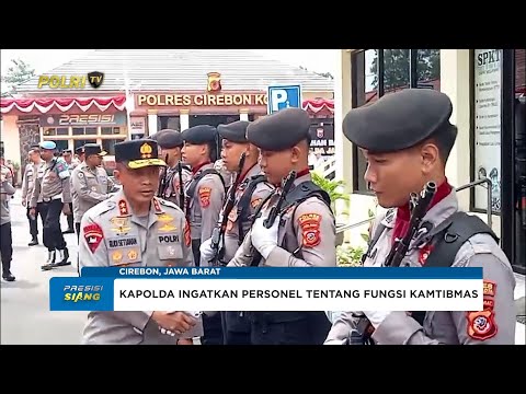 KAPOLDA JABAR LAKUKAN KUNJUNGAN KERJA KE MAPOLRES CIREBON KOTA