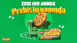 Türkiye’nin ilk proteinli bisküvisi Probis evde her anında yanında! #H
