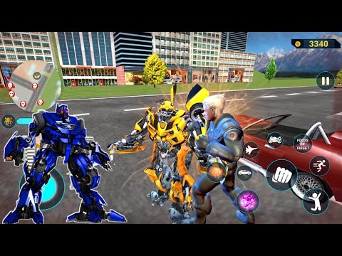 Optimus Prime Multiple Transformation Jet  Robot Car Games  Unlocked  Part 6 - 8 | Android Gameplay