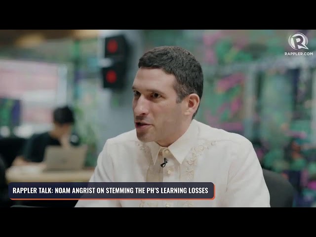 Rappler Talk: Noam Angrist on stemming PH’s learning losses due to the pandemic
