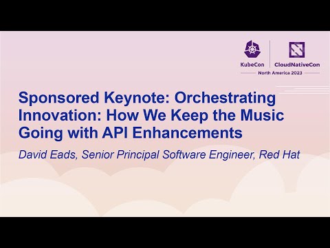 Sponsored Keynote: Orchestrating Innovation: How We Keep the Music Going with API Enha... David Eads