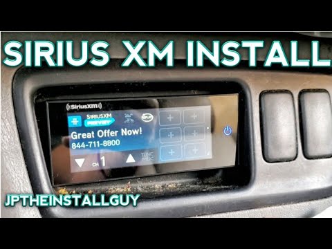 How to install sirius xm commander touch