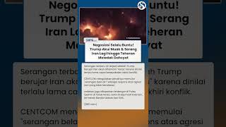 Trump Muak Negosiasi Buntu, AS Lagi-lagi Serang Iran hingga Meledak Dahsyat