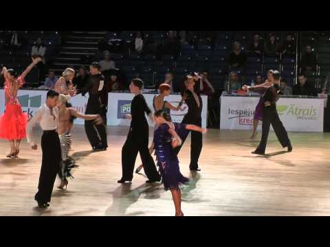 00217 Joergen Buse & Evangeline Noergaard - Pasodoble 1/8 Youth Latin Baltic Grand Prix 2012 Latvia