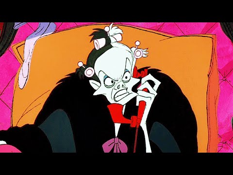 101 DALMATIANS Clip - "Cruella Calls Anita" (1961) Disney