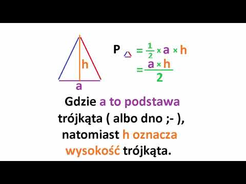 Wzory na pola figur geometrycznych wersja audio.