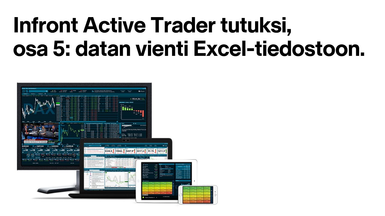 Osa 5: datan vienti Excel-tiedostoon