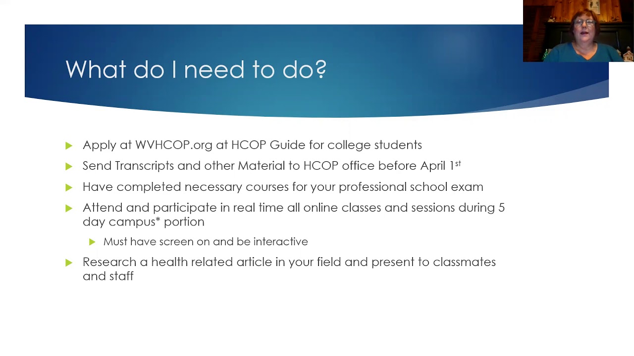 Play WV Health Careers Opportunity Program (HCOP) Recruitment Guide