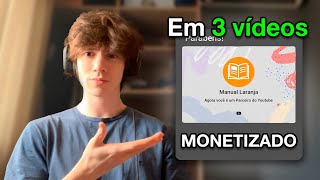 Como esse canal MONETIZOU em 3 vídeos (Sem Segredos)