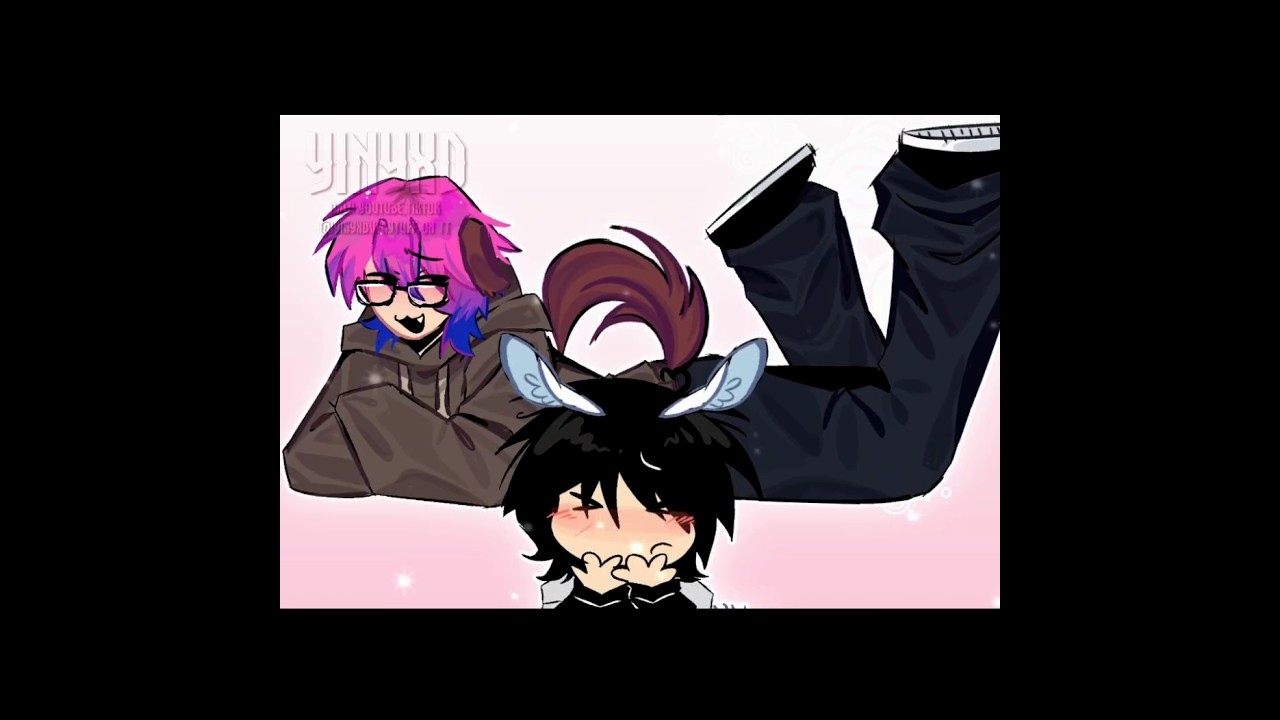 .✦ ݁˖Fame is a gun.✦ ݁˖ me and my bf...gulp @eviierest #alightmotion #animation #mlm #art #fyp